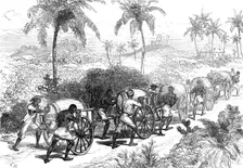 The Ashantee War: the water supply of Cape Coast Castle - from a sketch by our special artist, 1874. Creators: C. R., Melton Prior