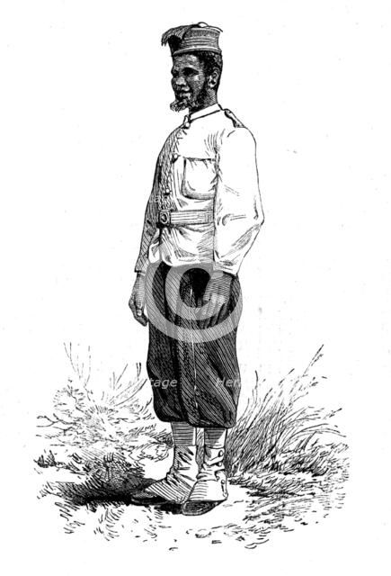 The Ashantee War: uniform for the soldiers of the expedition, 1873. Creator: Unknown.