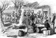 The Ashantee War - sketches by our special artist: arrival of stores, 1874. Creator: Unknown