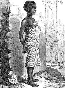 The Ashantee War - sketches by our special artist: Fantee servant-boy, 1874. Creator: Unknown