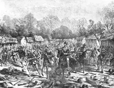 The Ashanti Expedition, 1873-74: Sir Garnet Wolseley entering Kumasi, February 4, 1874 (1901). Creator: Unknown