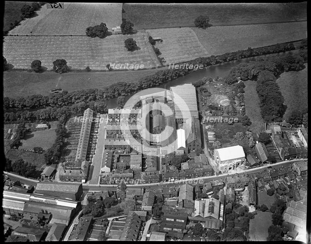 The Ashfield Foundry and newly constructed Beech Hill Cinema on Westgate, Otley, West Yorks, c1930s. Creator: Arthur William Hobart.