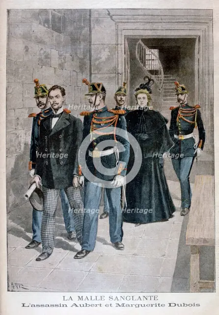 The assassin's Albert and Marguerite Dubois, 1896. Artist: Henri Meyer