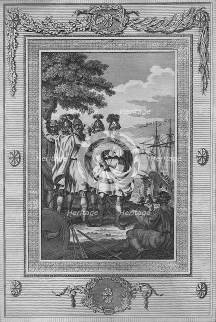 'The Assassination of Carausius, who having been declared Emperor of Rome, as well as sole Monarch o Artist: William Thornton.