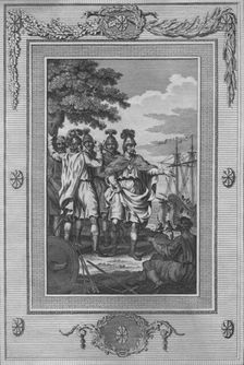 The Assassination of Carausius, who having been declared Emperor of Rome, as well as sole Monarch o Artist: William Thornton