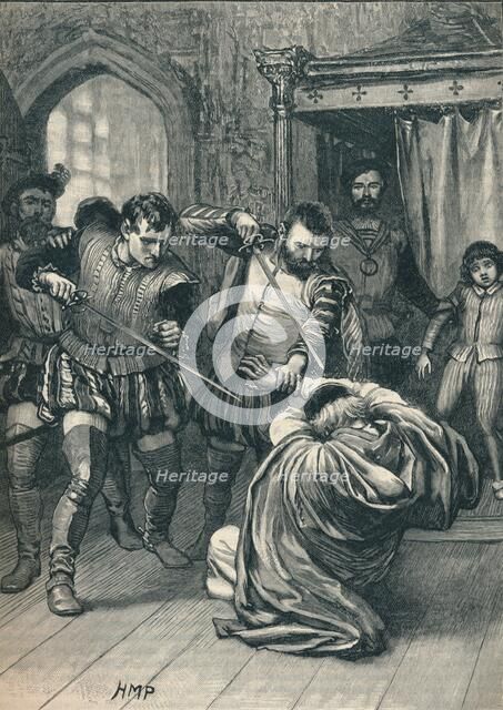 The assassination of Cardinal Beaton, 1546 (1905).  Artist: Unknown.
