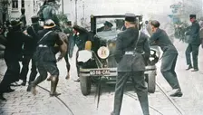 The assassination of Alexander I, King of Yugoslavia, Marseilles, France, 9 October 1934. Creator: Unknown