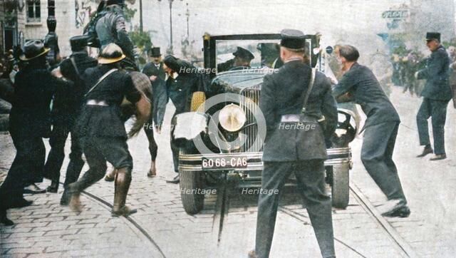 The assassination of Alexander I, King of Yugoslavia, Marseilles, France, 9 October 1934. Creator: Unknown.