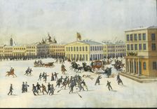 The Assassination of Alexander II on 13 March 1881, 1881-1882. Artist: Russian master