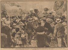 The Assassination of Archduke Franz Ferdinand of Austria and his wife in Sarajevo, 28th June 1914. Creator: Anonymous