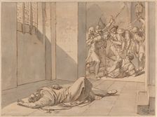 The Assassination of King Wenzel III. Creator: Joseph von Fuhrich