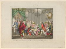 The Assassination of King Gustav III on 16 March 1792, 1792. Artist: Anonymous