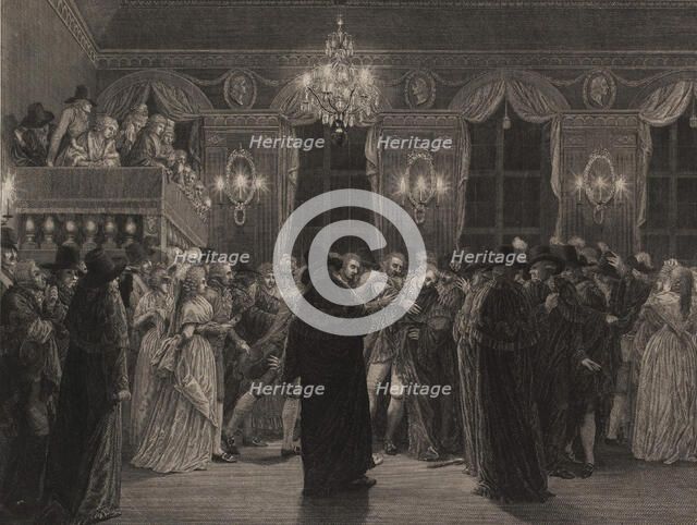 The Assassination of King Gustav III, c1792. Creator: Küffner, Abraham Wolfgang (1760-1817).