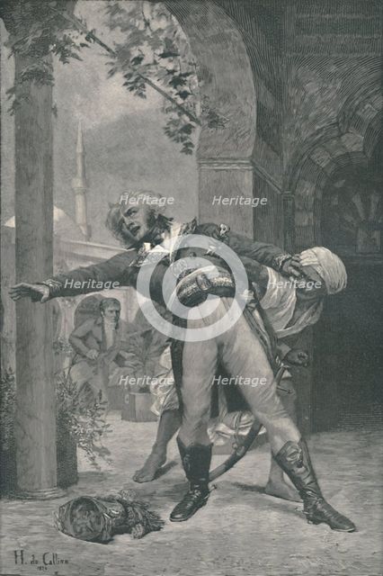 'The Assassination of Kléber at Cairo, June 14, 1800', (1896). Artist: M Haider.