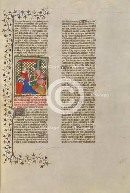 The Assassination of Hieronymus, King of Syracuse, about 1413-1415. Creators: Boucicaut Master, Workshop of the Boucicaut Master.