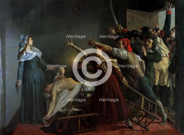 The Assassination of Jean-Paul Marat, 1880.