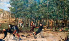 The Assassination of Saint Peter Martyr c1507. Artist: Giovanni Bellini