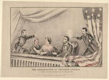 The Assassination of President Lincoln at Ford's Theatre, Washington D.C., April 14th, 1865, 1865. Creator: Currier and Ives