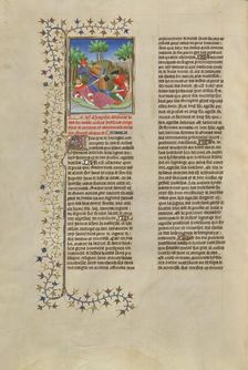The Assassination of the Emperor Vitellius; Des cas des nobles hommes et femmes, about 1413-1415. Creators: Boucicaut Master, Workshop of the Boucicaut Master