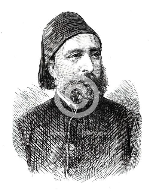 The Assassinations at Constantinople: Midhat Pasha, Minister without Portfolio, 1876. Creator: Unknown.
