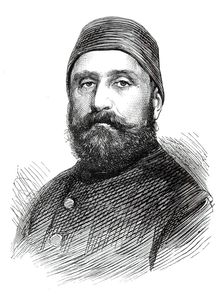 The Assassinations at Constantinople: Mohamed Ruschdi Pasha, Grand Vizier of Turkey, 1876. Creator: Unknown