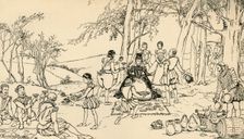The Assembly before the Hunt (1931). Artist: Charles Henry Bourne Quennell