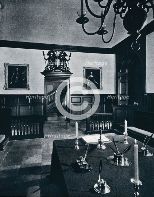 'The Assembly Room of the House of Burgesses', c1938. Artist: Unknown.