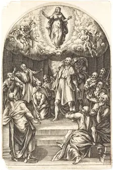 The Assumption, 1608/1611. Creator: Jacques Callot