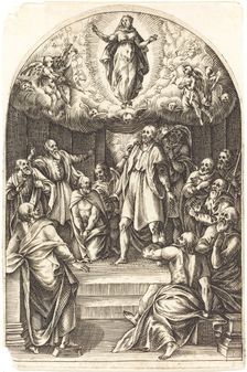 The Assumption, 1608/1611. Creator: Jacques Callot