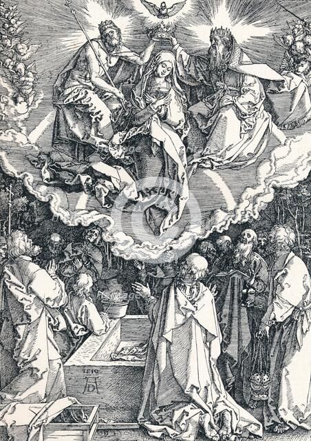 'The Assumption and Coronation of the Virgin', 1510 (1906). Artist: Albrecht Durer.