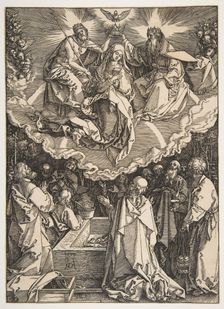 The Assumption and Coronation of the Virgin, from The Life of the Virgin, 1510. Creator: Albrecht Durer