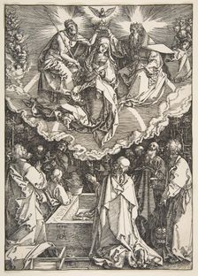 The Assumption and Coronation of the Virgin, from The Life of the Virgin, 1510. Creator: Albrecht Durer
