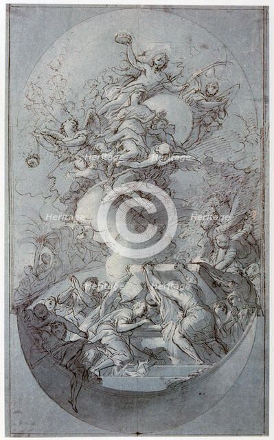 'The Assumption', c1677-1727. Artist: Melchior Steidl