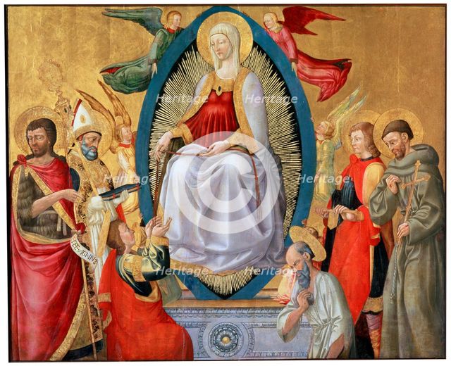 'The Assumption of the Blessed Virgin Mary', 1464-1465. Artist: Neri di Bicci