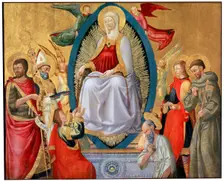 The Assumption of the Blessed Virgin Mary 1464-1465. Artist: Neri di Bicci