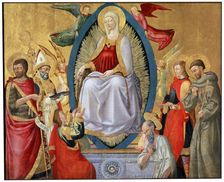 The Assumption of the Blessed Virgin Mary 1464-1465. Artist: Neri di Bicci