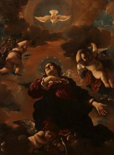 The Assumption of the Blessed Virgin Mary, 1620. Creator: Guercino (1591-1666)