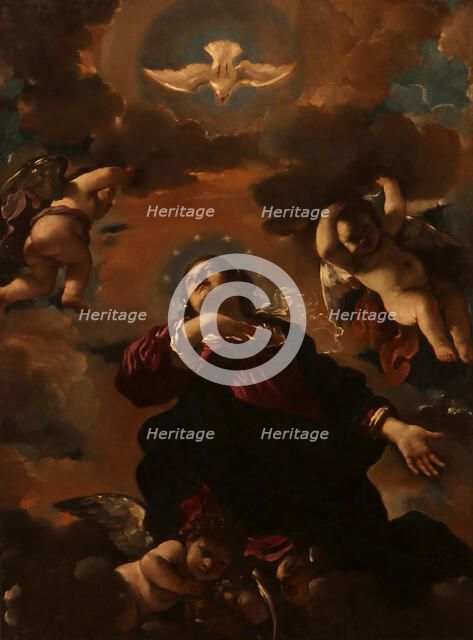 The Assumption of the Blessed Virgin Mary, 1620. Creator: Guercino (1591-1666).