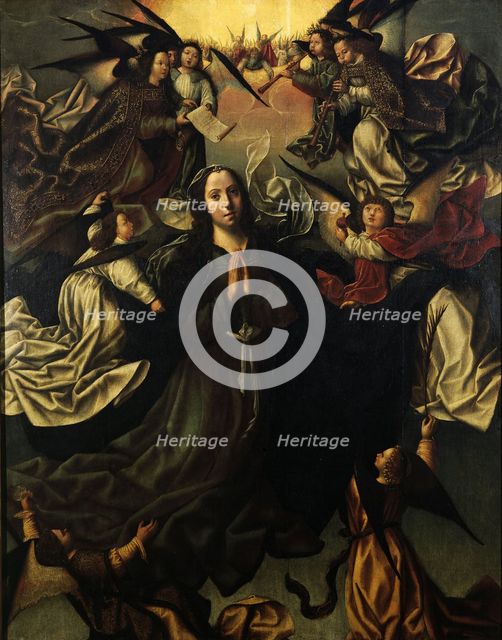 The Assumption of the Blessed Virgin Mary. Artist: Fernandes, Vasco (c.1475-c.1542)