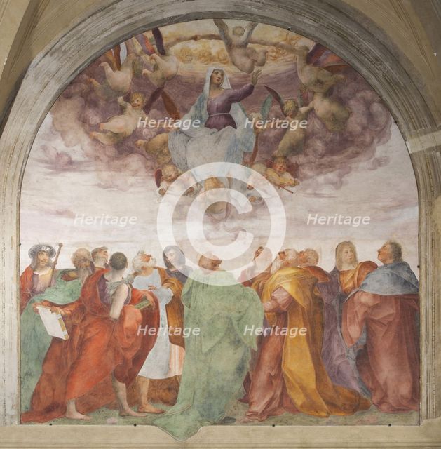 The Assumption of the Blessed Virgin Mary. Artist: Rosso Fiorentino (1495-1540)