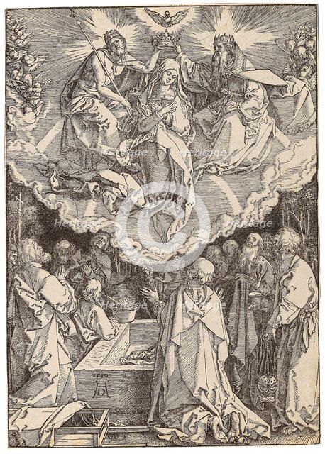 The Assumption of the Blessed Virgin Mary, from The Life of the Virgin, 1510. Creator: Dürer, Albrecht (1471-1528).