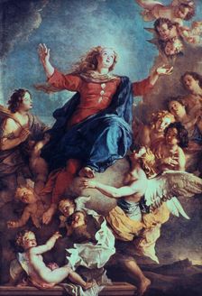The Assumption of the Virgin 17th/early 18th century. Artist: Charles de la Fosse