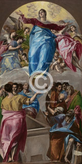 The Assumption of the Virgin, 1577-79. Creator: El Greco.