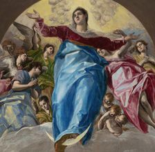 The Assumption of the Virgin, 1577-79. Creator: El Greco