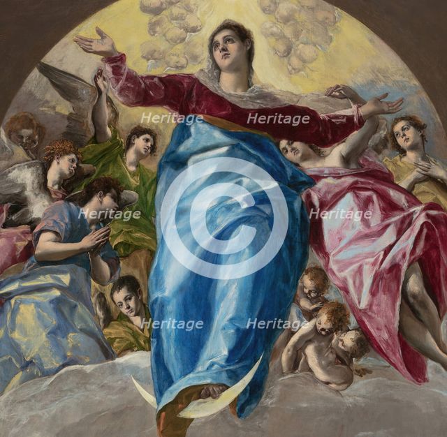 The Assumption of the Virgin, 1577-79. Creator: El Greco.