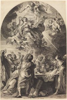 The Assumption of the Virgin, 1624. Creator: Paulus Pontius