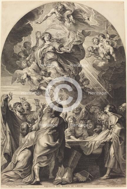 The Assumption of the Virgin, 1624. Creator: Paulus Pontius.