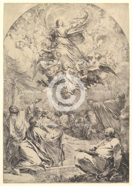 The Assumption of the Virgin, 1683. Creator: Michael Lucas Leopold Willmann.