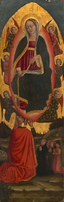 The Assumption of the Virgin with Saints from an Augustinian altarpiece, 1450/75. Creator: Unknown