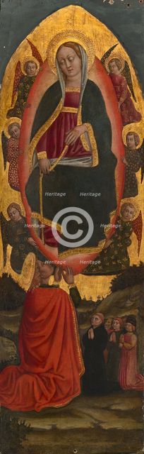 The Assumption of the Virgin with Saints from an Augustinian altarpiece, 1450/75. Creator: Unknown.
